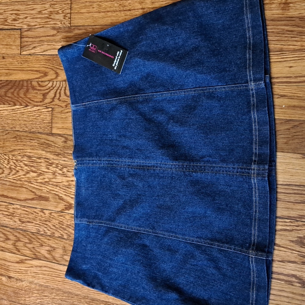 Brand New blue Jean mini skirt